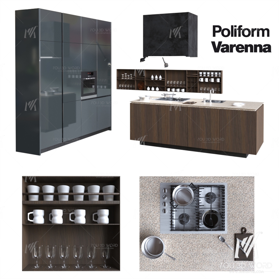 POLIFORM KITCHEN COLLECTION DESIGN CR & S VARENNA ARTEX 3